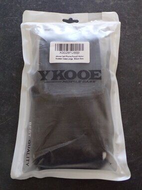 YKOOE Large Nylon Cell Phone Holster Case Belt Pouch – Carabiner Clip&Belt Loop